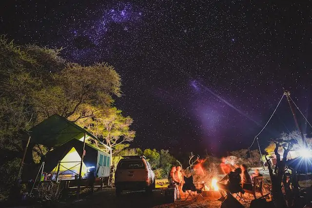camping in namibia